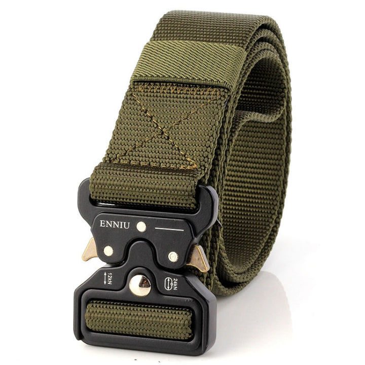 ENNIU 3.8cm Wide Snake Buckle Outdoor Casual Nylon Belt Adjustable Multifunction Training Belts