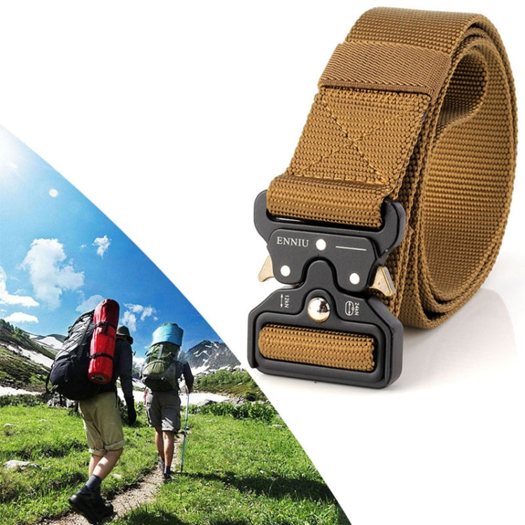 ENNIU 3.8cm Wide Snake Buckle Outdoor Casual Nylon Belt Adjustable Multifunction Training Belts