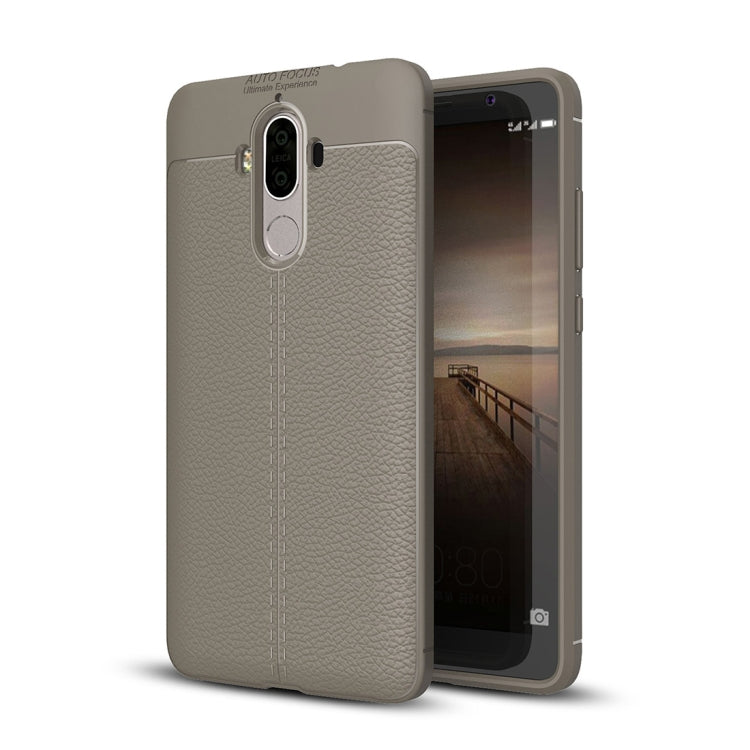 For Huawei  Mate 9 Litchi Texture Full Coverage TPU Protective Back Cover Case , For Mate 9