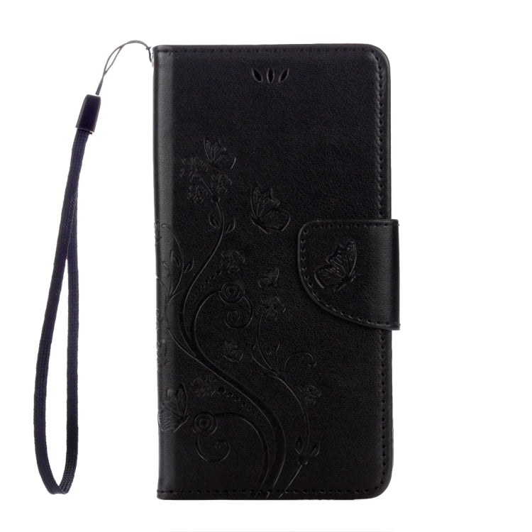 For Sony Xperia XZ Butterflies Love Flowers Embossing Horizontal Flip Leather Case with Holder & Card Slots & Wallet & Lanyard