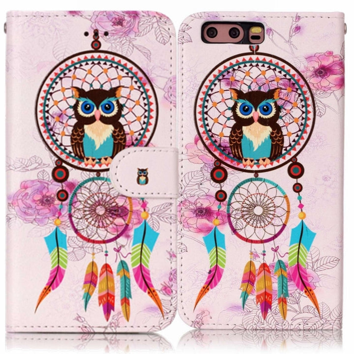 For Huawei  P10 Gloss Oil Embossed Flower Elephant Pattern Horizontal Flip Leather Case with Holder & Card Slots & Wallet & Photo Frame, For Huawei P10, For P10