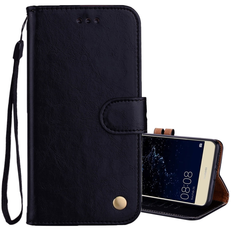 For Huawei P10 Lite Business Style Oil Wax Texture Horizontal Flip Leather Case with Holder & Card Slots & Wallet, For Huawei P10 Lite