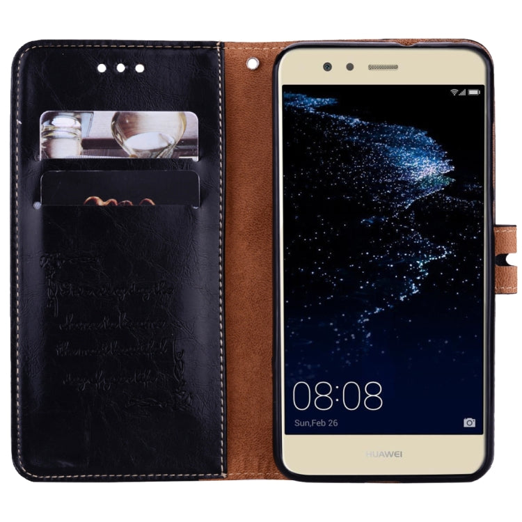 For Huawei P10 Lite Business Style Oil Wax Texture Horizontal Flip Leather Case with Holder & Card Slots & Wallet, For Huawei P10 Lite