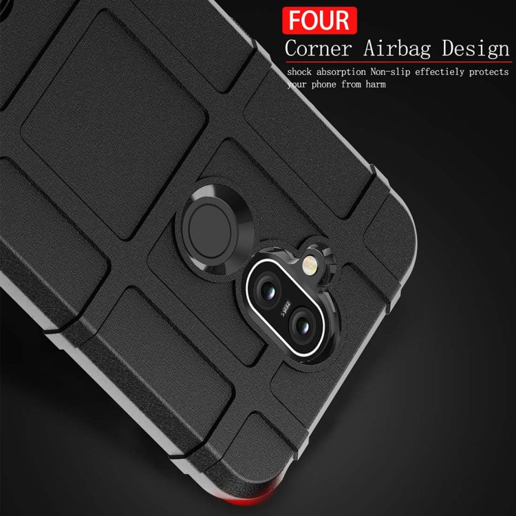 Shockproof Protector Cover Full Coverage Silicone Case for Nokia 8.1 / X7, For Nokia 8.1 / X7