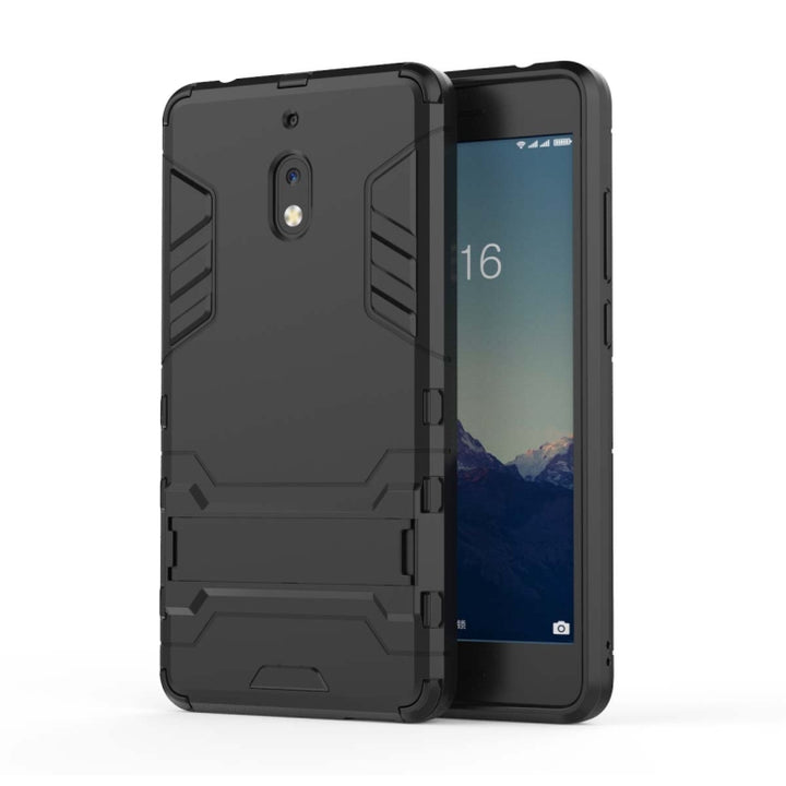 Shockproof PC + TPU Case for Nokia 2.1, with Holder, For Nokia 2.1