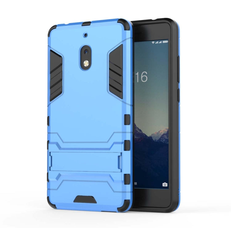 Shockproof PC + TPU Case for Nokia 2.1, with Holder, For Nokia 2.1