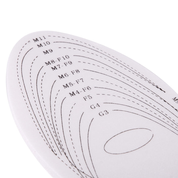 1 Pair Unisex Tailorable Comfortable Memory Foam Insole, Size: 28.7 x 9.4 x 0.9 cm, US Size: 1.5-11