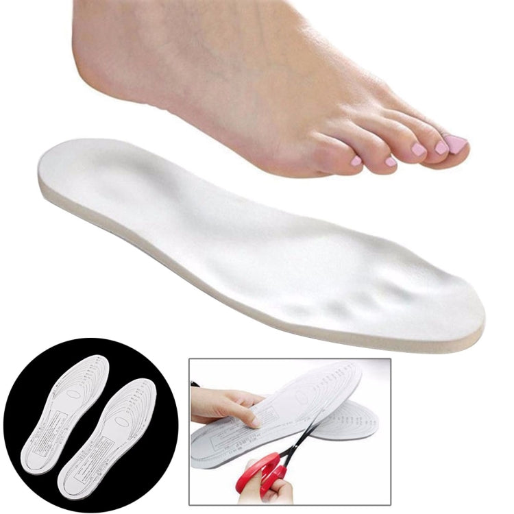 1 Pair Unisex Tailorable Comfortable Memory Foam Insole, Size: 28.7 x 9.4 x 0.9 cm, US Size: 1.5-11