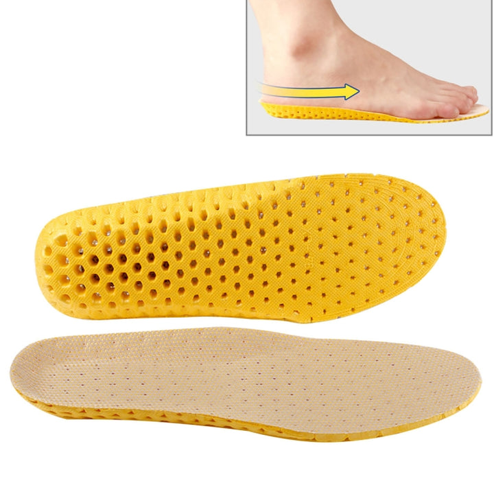 1 Pair Sports Shock Absorption Breathable Soft Thick Sweat Absorbent Insoles for Men / Women, Size: S(35-41 Yards), Size: S(35-41 Yards)