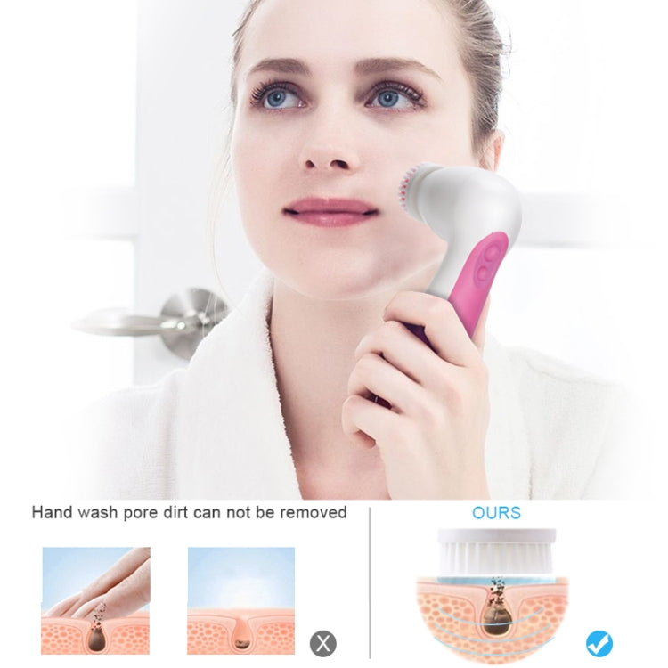 6 in 1 Waterproof Facial Cleansing Instrument (Size: 130 x 85 x 40mm), 6 in 1 135 x 80x 40mm