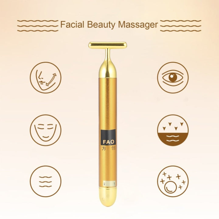 Face Massage Stick Device Electric Beauty Bar Face Massager (6500 Vibrations per Second)