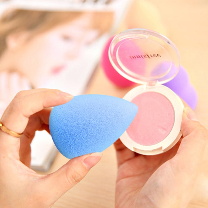 Great Beauty Facial Makeup Water-drop Sponge Blending Foundation Smooth Sponge Cleansing Cosmetic Cotton Pads, Random Color Delivery, S-HCB-1104B, S-HCB-1104F, S-HCB-1104L, S-HCB-1104M, S-HCB-1104W, S-HCB-1104Y