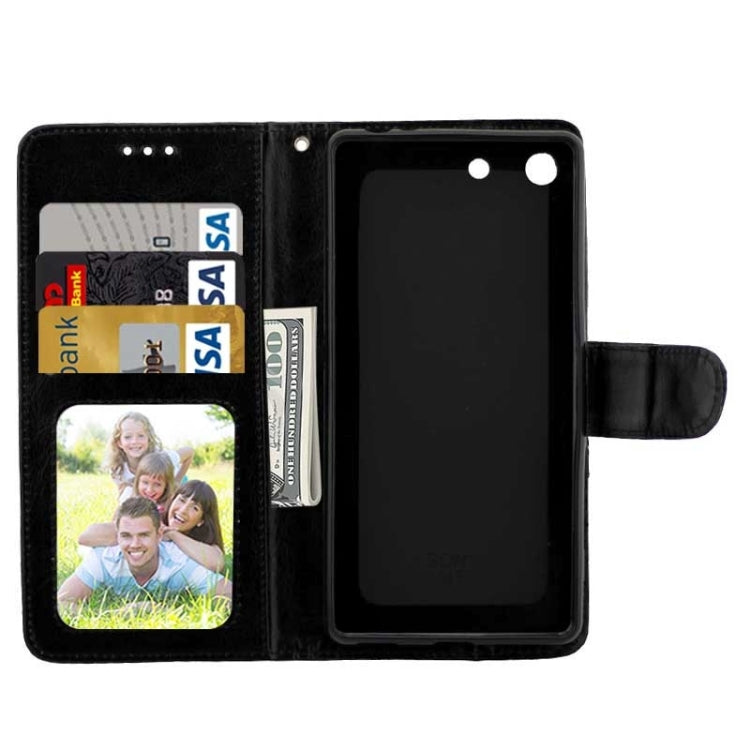 Crazy Horse Texture Horizontal Flip Leather Case with Holder & Card Slots & Wallet & Photo Frame for Sony Xperia M5 / E5603 / E5606 / E5653 / E5633 / E5643 / E5663