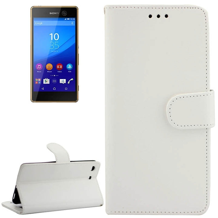 Crazy Horse Texture Horizontal Flip Leather Case with Holder & Card Slots & Wallet & Photo Frame for Sony Xperia M5 / E5603 / E5606 / E5653 / E5633 / E5643 / E5663