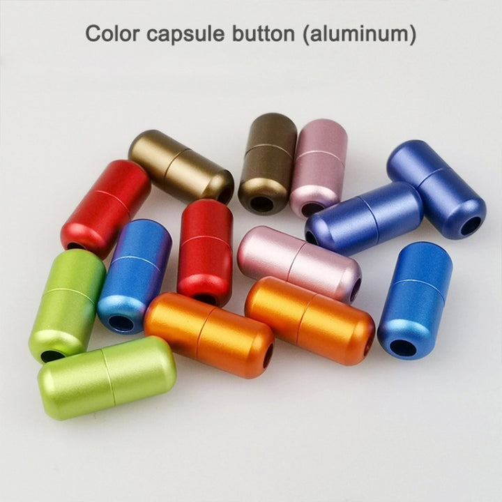 10 PCS Aluminum Metal Capsule Buckle Non Binding Shoe Lace Accessories