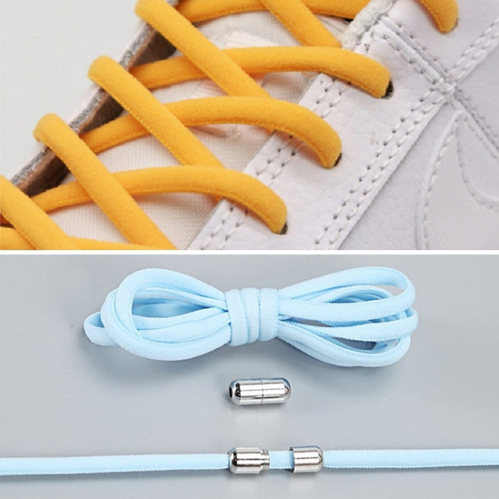 1 Pair Elastic Metal Buckle without Tying Shoelaces