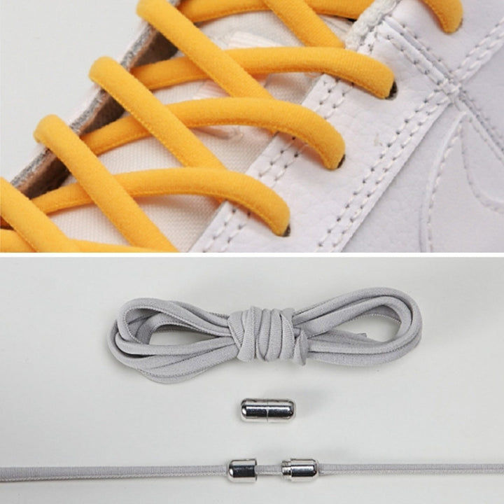 1 Pair Elastic Metal Buckle without Tying Shoelaces