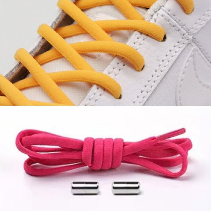 1 Pair Elastic Metal Buckle without Tying Shoelaces