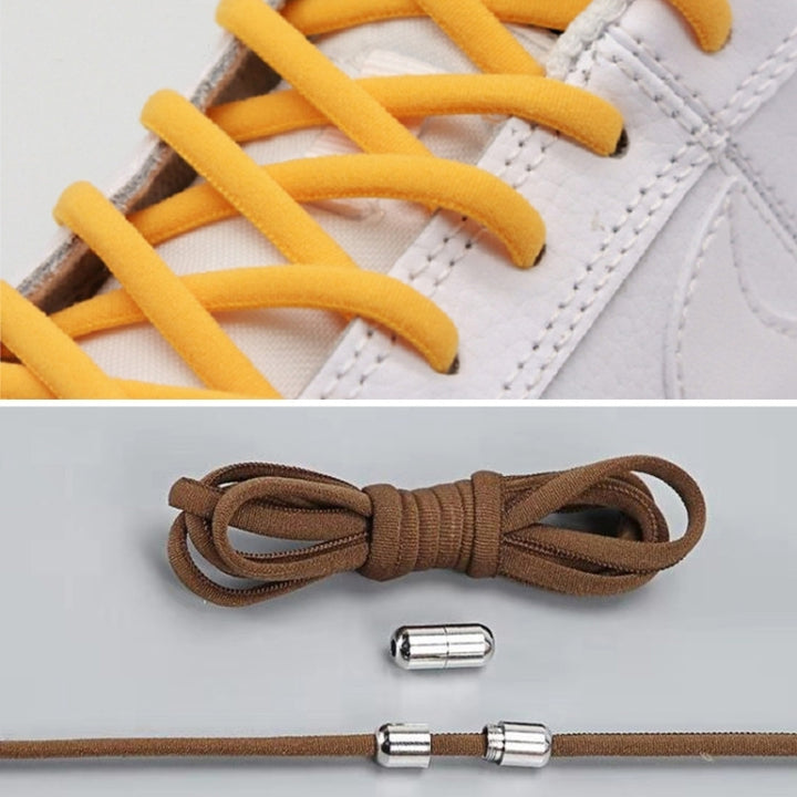 1 Pair Elastic Metal Buckle without Tying Shoelaces