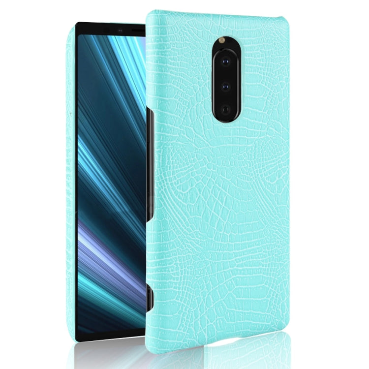 Shockproof Crocodile Texture PC + PU Case for Sony Xperia 1, Sony Xperia 1, For Sony Xperia 1