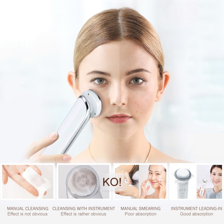 KD9960 Ion Beauty Introduction Instrument Face Cleansing Massager Skin Rejuvenation Thermostat Deep Clean Acne Therapy