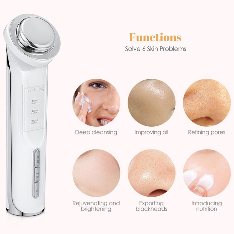 KD9960 Ion Beauty Introduction Instrument Face Cleansing Massager Skin Rejuvenation Thermostat Deep Clean Acne Therapy