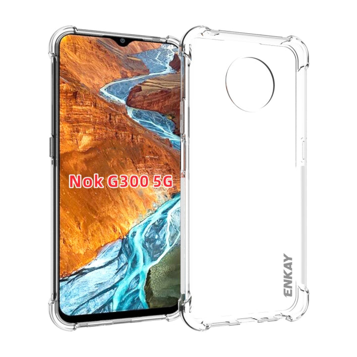 ENKAY For Nokia G300 5G Transparent TPU Shockproof Case, For Nokia G300 5G