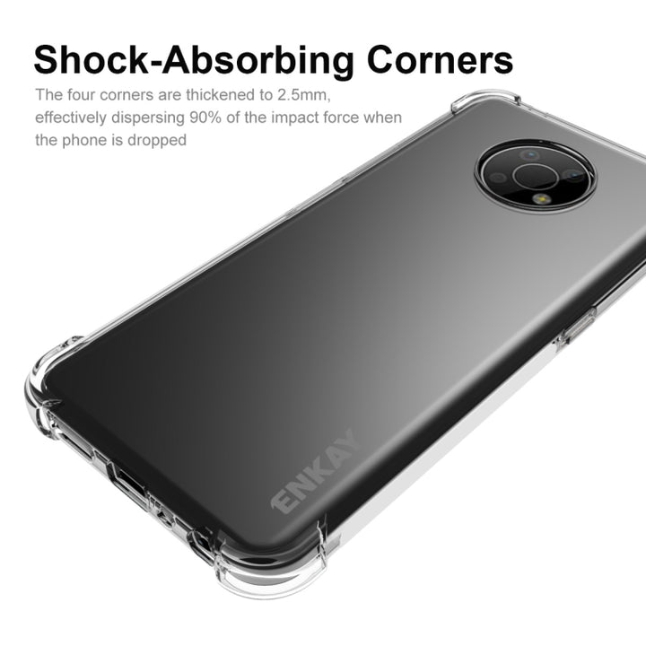 ENKAY For Nokia G300 5G Transparent TPU Shockproof Case, For Nokia G300 5G