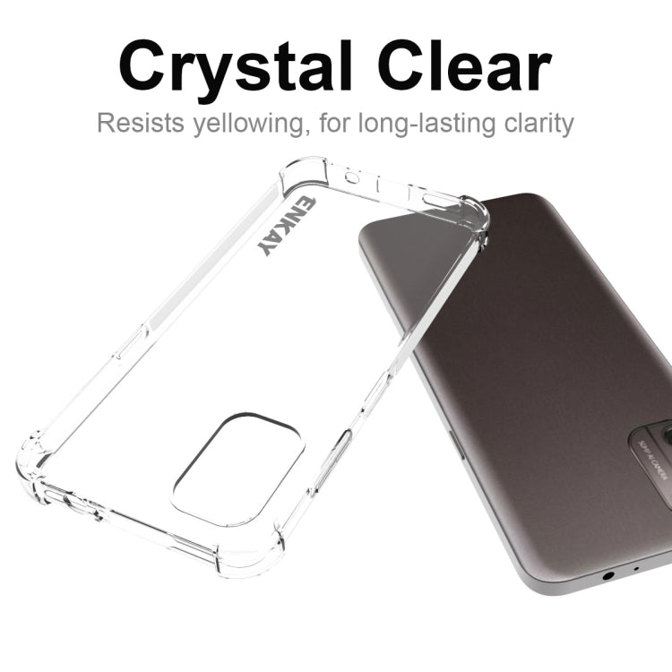 For Nokia G21 / G11 ENKAY Clear TPU Shockproof Phone Case, For Nokia G21 / G11