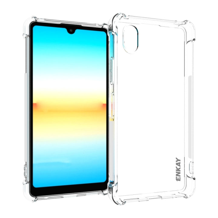 For Sony Xperia Ace III ENKAY Clear TPU Shockproof Phone Case, For Sony Xperia Ace III