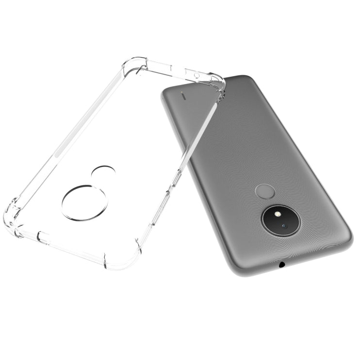 For Nokia C21 JSM Transparent TPU Airbag Shockproof Antiskid Phone Case, For Nokia C21