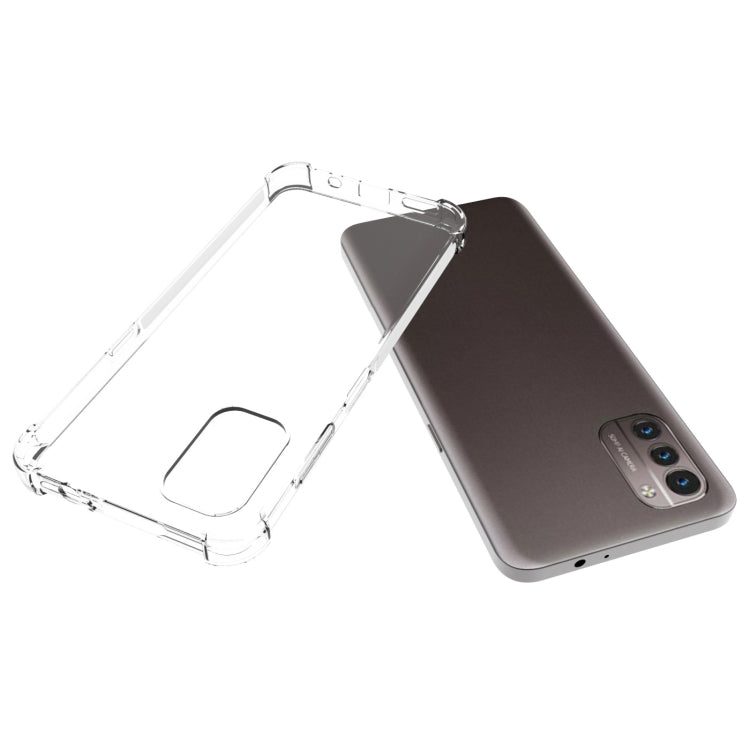 For Nokia G21 / G11 JSM Transparent TPU Airbag Shockproof Antiskid Phone Case, For Nokia G21 / G11