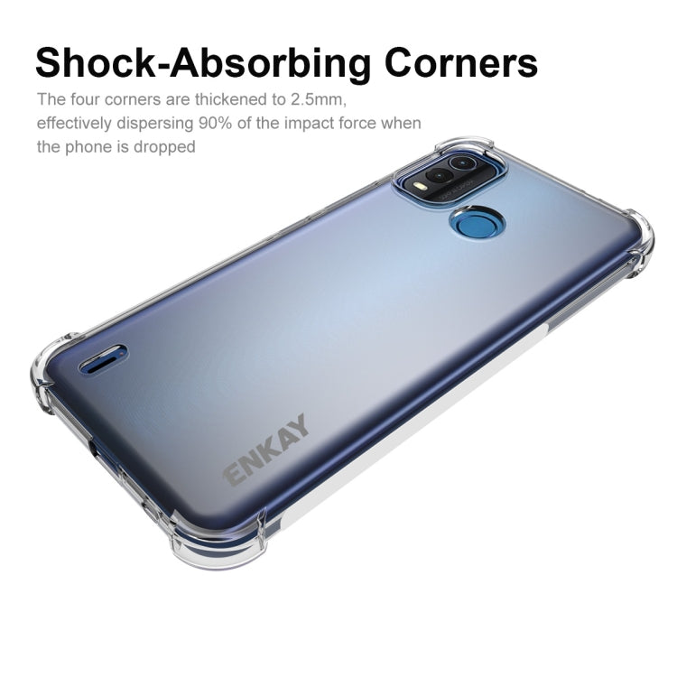 For Nokia G11 Plus ENKAY Clear TPU Shockproof Phone Case, For Nokia G11 Plus