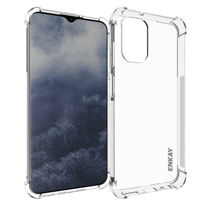 For Nokia G60 5G ENKAY Clear TPU Shockproof Phone Case, For Nokia G60 5G