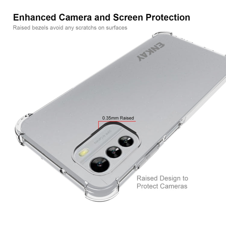 For Nokia G60 5G ENKAY Clear TPU Shockproof Phone Case, For Nokia G60 5G