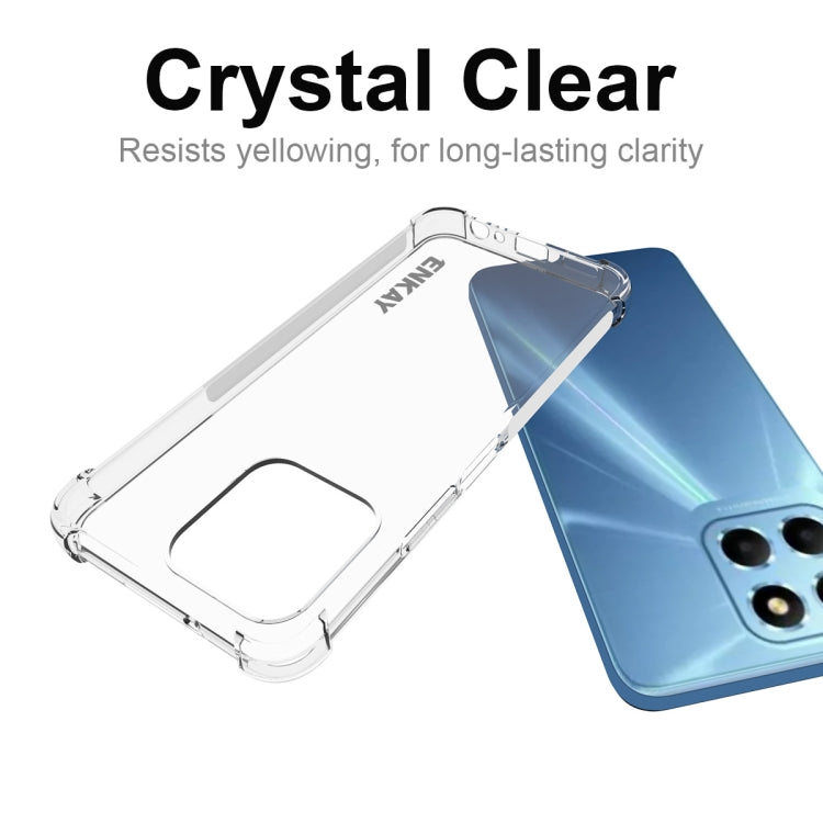 For Honor X8 5G ENKAY Clear TPU Shockproof Phone Case, For Honor X8 5G