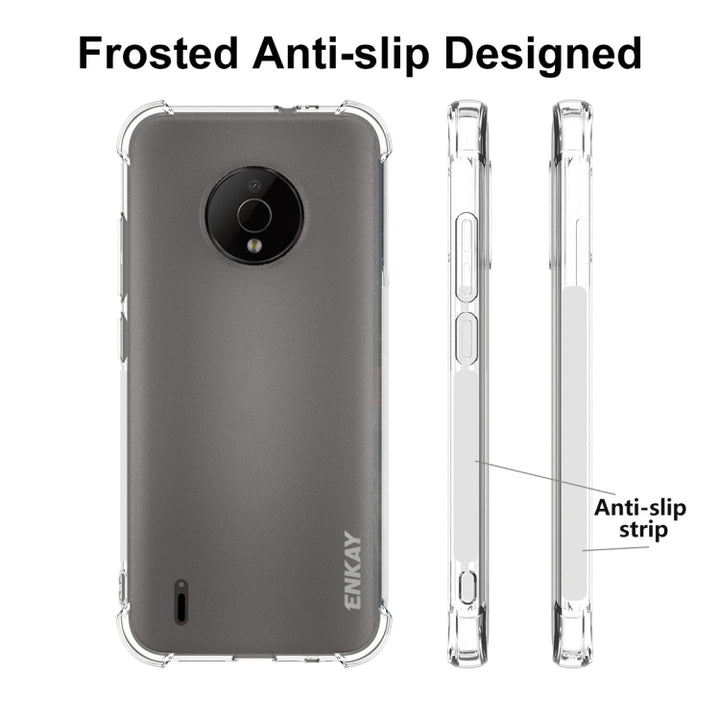 For Nokia C200 NKAY Clear TPU Shockproof Phone Case, For Nokia C200