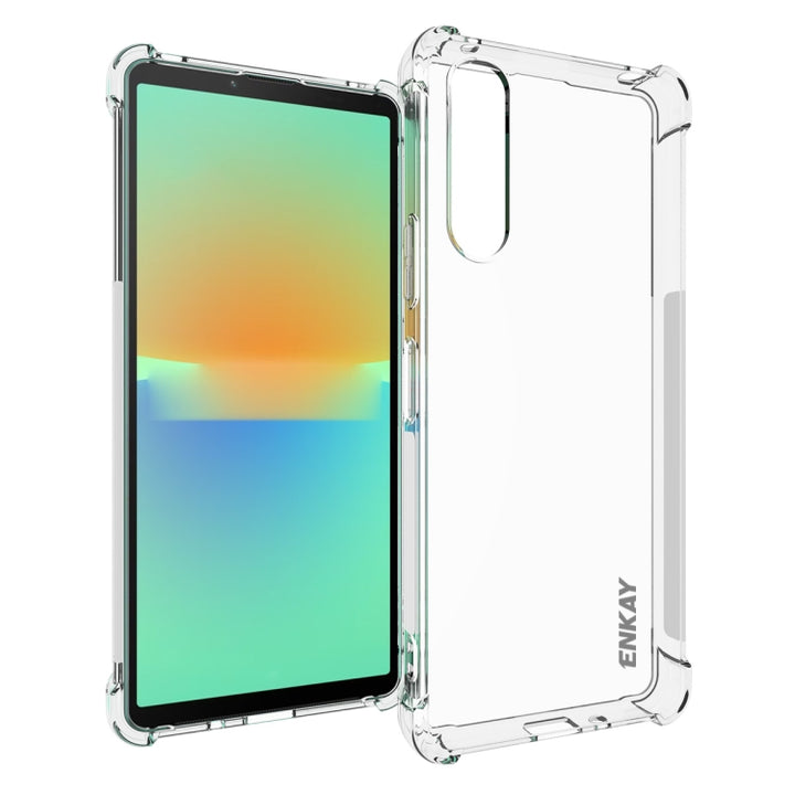 For Sony Xperia 10 V ENKAY Hat-Prince Clear TPU Shockproof Phone Case, For Sony Xperia 10 V