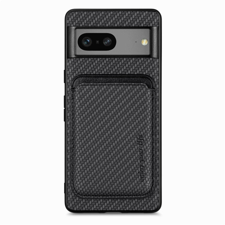 Carbon Fiber Leather Card Magsafe Phone Case, For Google Pixel 7 Pro, For Google Pixel 7, For Google Pixel 6