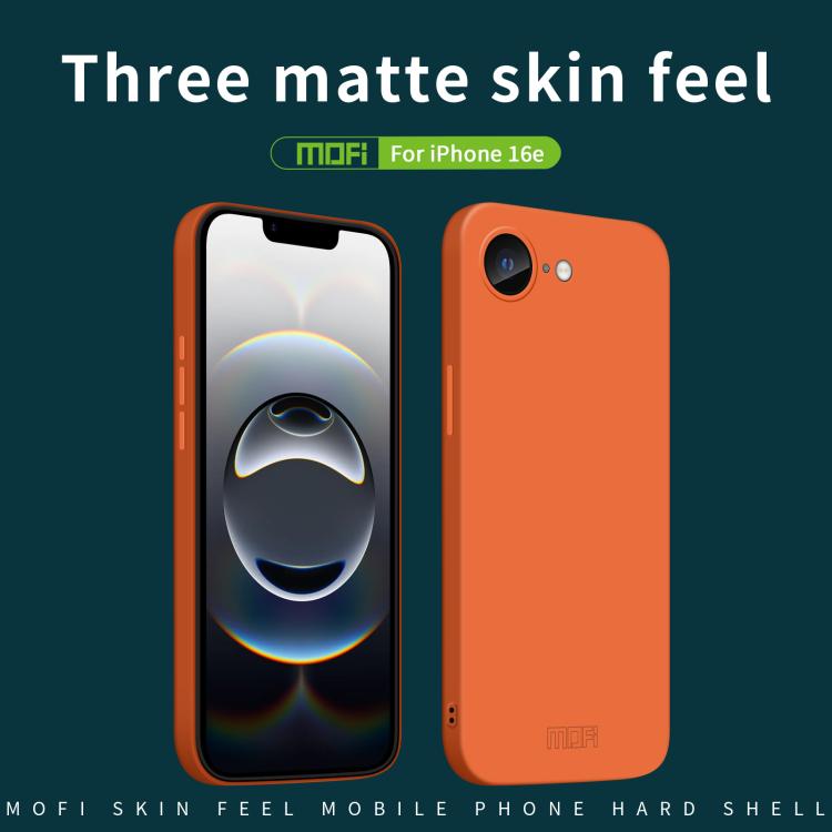 MOFI Qin Series Skin Feel All-inclusive PC Phone Case, For iPhone 16e, For iPhone 16 Pro Max, For iPhone 16 Pro, For iPhone 16 Plus