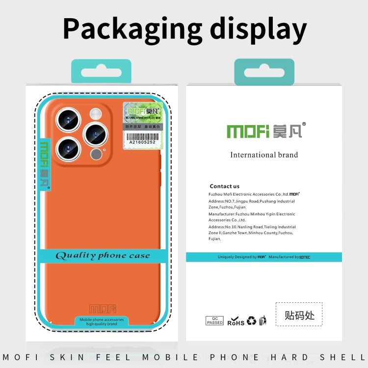 MOFI Qin Series Skin Feel All-inclusive PC Phone Case, For iPhone 16e, For iPhone 16 Pro Max, For iPhone 16 Pro, For iPhone 16 Plus