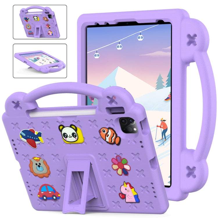 Handle Kickstand Children EVA Shockproof Tablet Case, For iPad Air 11 2025 / 2024, For iPad Air 13 2025 / 2024, For iPad Pro 13 2024, For  iPad Pro 11 2024, For iPad Pro 12.9 2022 / 2021