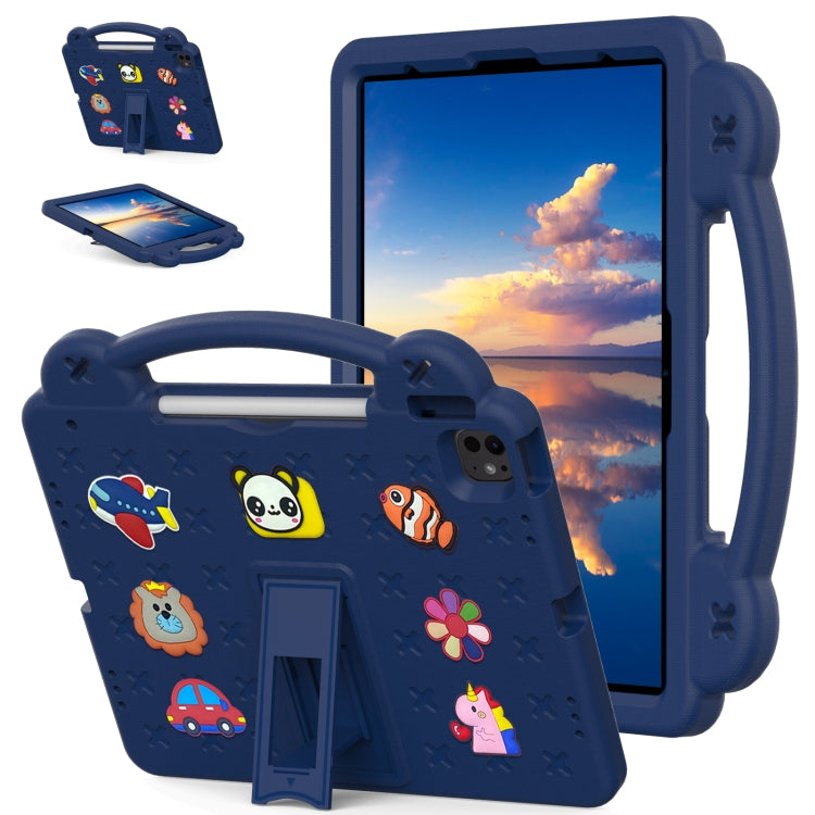 Handle Kickstand Children EVA Shockproof Tablet Case, For iPad Air 11 2025 / 2024, For iPad Air 13 2025 / 2024, For iPad Pro 13 2024, For  iPad Pro 11 2024, For iPad Pro 12.9 2022 / 2021