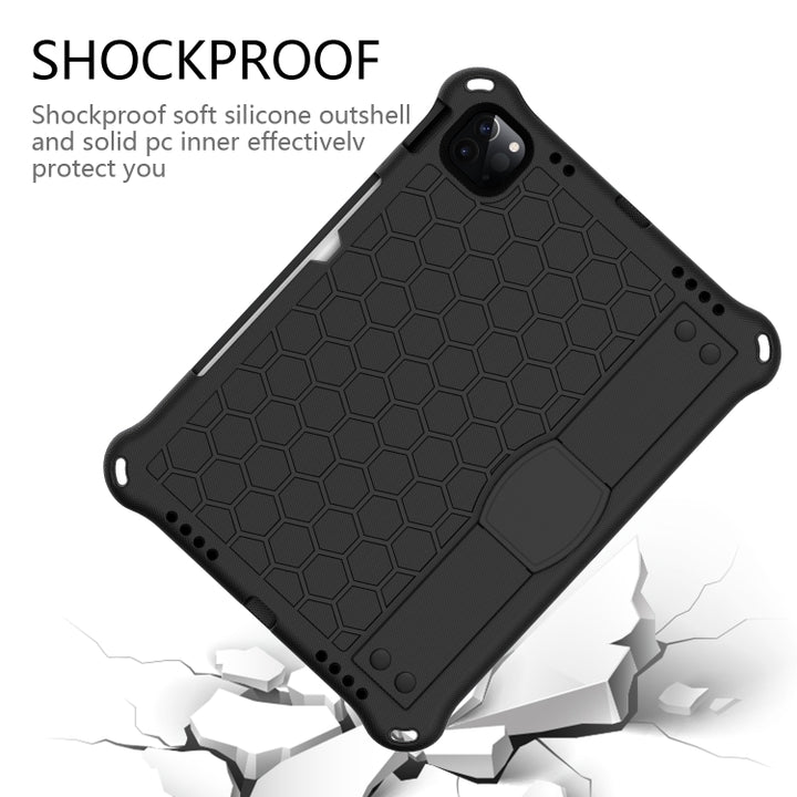 Honeycomb EVA Hybrid PC Tablet Case with Strap, For iPad Air 11 2025 / 2024, For iPad Pro 11 2024