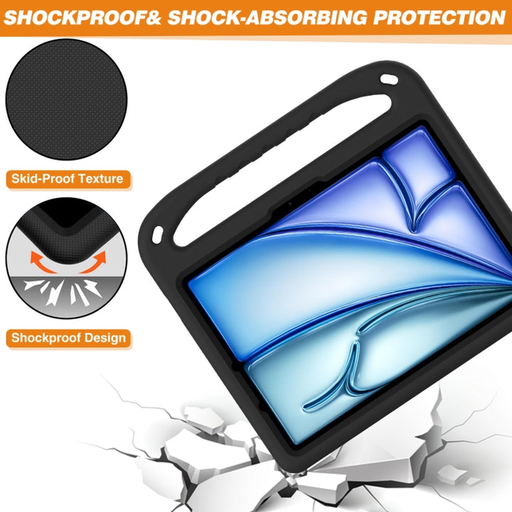 Handle EVA Shockproof Tablet Case with Holder, For iPad Air 11 2025 / 2024 / Pro 11 2024, For iPad Air 13 2025 / 2024, For iPad Pro 13 2024