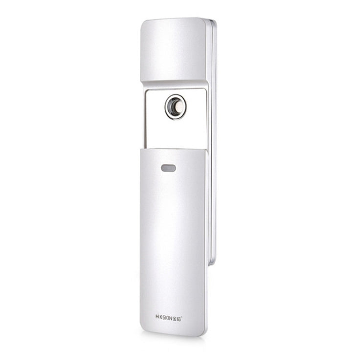 K-SKIN KD777 Nano Cool Facial Sprayer Handheld Portable Skincare Humidifier Skin Care, White, Red