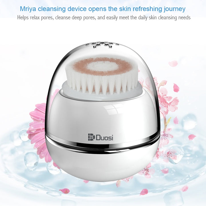 Duosi DY-103 USB Rechargeble Electric Facial Cleansing Brush Waterproof Face Deep Pore Cleaning Massager Exfoliator Oil Dirt Blackhead Remove