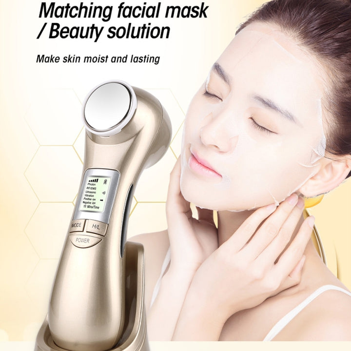 OFY9901  Face Skin EMS Mesotherapy Electroporation RF Radio Frequency Facial LED Photon Skin Care Face Lift Tighten Remove Wrinkle