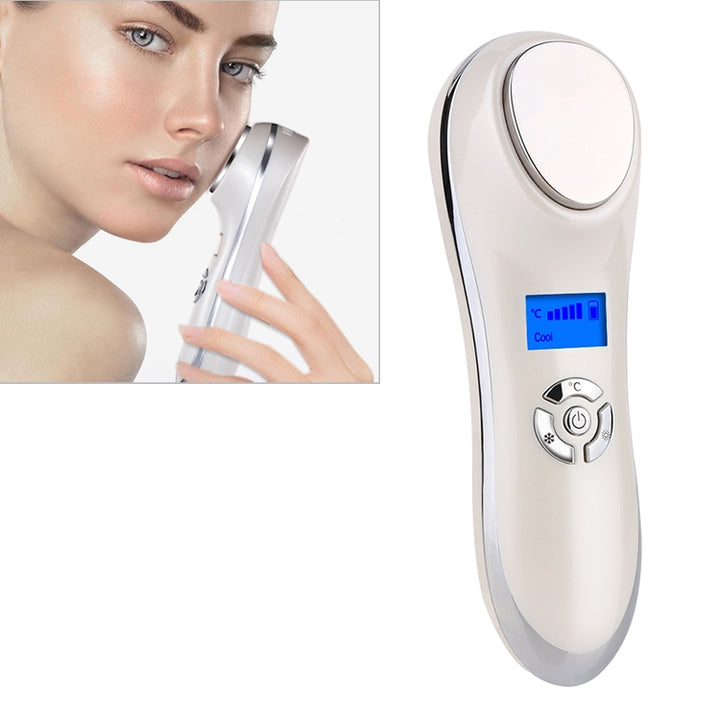 OFY-7901 Ultrasonic Cryotherapy Hot Cold Hammer Facial Lifting Vibration Massager Face Body Import Export Face Care Beauty Machine