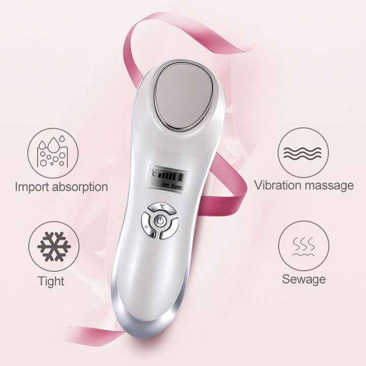 OFY-7901 Ultrasonic Cryotherapy Hot Cold Hammer Facial Lifting Vibration Massager Face Body Import Export Face Care Beauty Machine